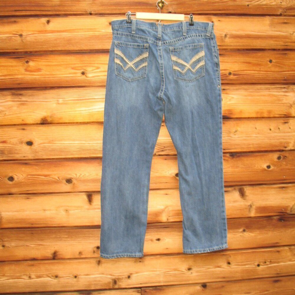 Ariat Mens Straight Tapered Leg Non Stretch Jeans 40 X 32